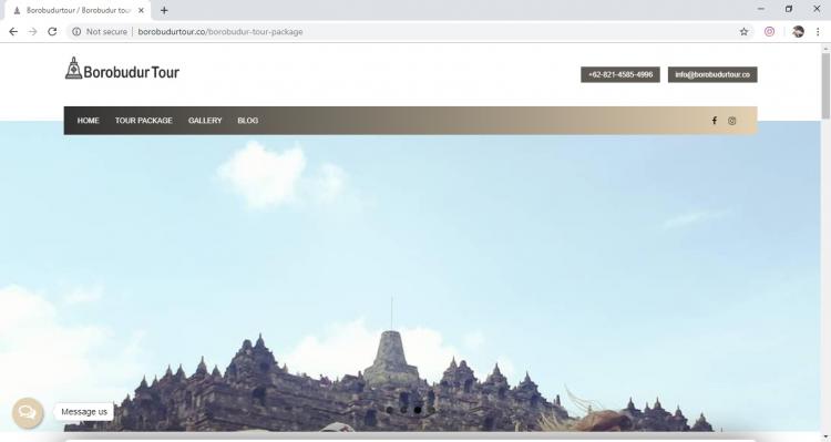 Borobudur Tour, Jasa Pembuatan Website Jogja, Jasa Buat Website Jogja