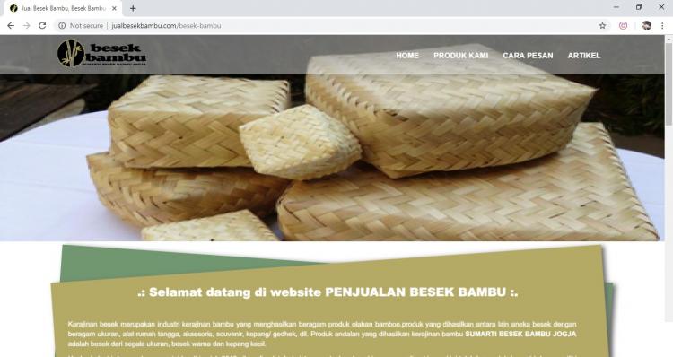 PENJUALAN BESEK BAMBU | Jual Besek Bambu, Jasa Pembuatan Website Jogja, Jasa Buat Website Jogja