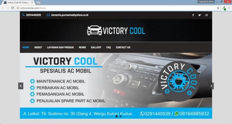 Victory Cool AC Kudus, Jasa Pembuatan Website Jogja, Jasa Buat Website Jogja